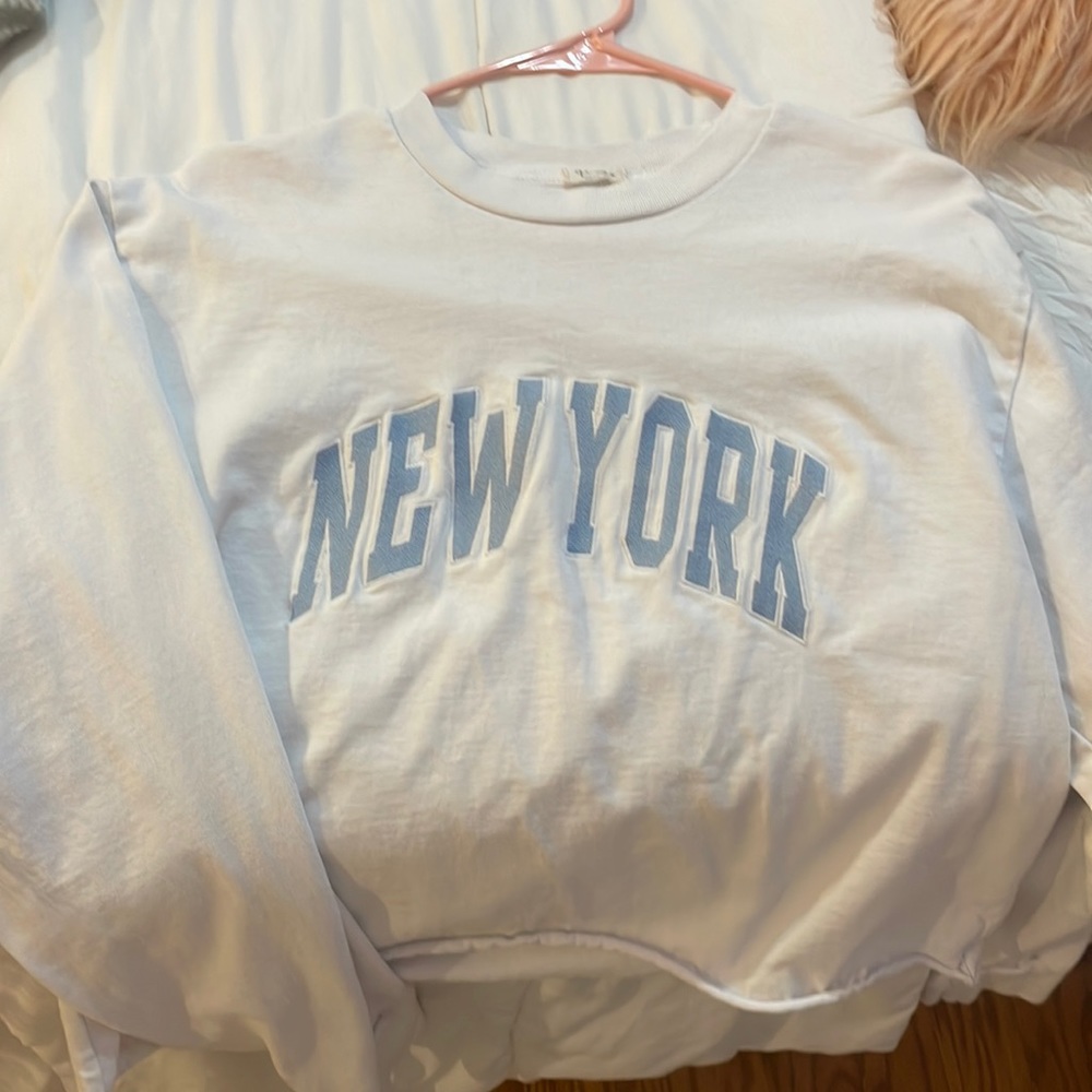 Pacsun New York Cropped crew neck